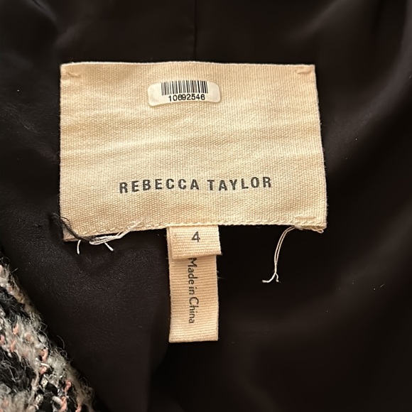 Rebecca Taylor Tweed Knit Blazer🖤🤍🖤 - Picture 3 of 9